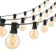 GIRLANDY LED OGRODOWA NA LAMPKI ŚWIETLNA SOLARNA ŻARÓWKA WODOSZCZELNA ŁAŃCUCH 10M 2