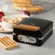 DOMO DO9275W Gofrownica, 1400W, 2 duże gofry, regulacja temperatury, czarna 3