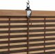 vidaXL Żaluzje i rolety z zasłonami Brązowy 140 x 220 cm Bambus 8