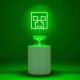 Lampa stołowa Paladone PALADONE Minecraft Creeper lampka - żarówka neonowa (wysokość: 24,3 cm) 5