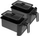 Frytkownica beztłuszczowa TEESA AIR FRYER DUAL POT XXL 8L 2700W 2