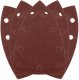 Papiery ścierne na rzep, żelazko 100 x 147 mm, P120, 5 szt., z 9 otworami do 04-623 1