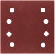 Papiery ścierne na rzep, kwadrat 113 x 113 mm, P120, 5 szt., z 8 otworami do 04-623 3