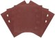 Papiery ścierne na rzep, kwadrat 113 x 113 mm, P240, 5 szt., z 8 otworami do 04-623 1