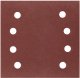 Papiery ścierne na rzep, kwadrat 113 x 113 mm, P240, 5 szt., z 8 otworami do 04-623 3