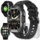 SMARTWATCH ZEGAREK ROZMOWY MENU POLSKIE DAMSKI MĘSKI CZARNY SPORT PL SMART DM63 1