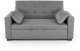 Sofa rozkładana z funkcją spania PAULINIO szara HALMAR 2