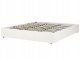 Beliani Łóżko z pojemnikiem boucle w złamanej bieli 180 x 200 cm DINAN 4