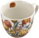 Kubek porcelanowy 460 ml Tulipany w koszyczku 4