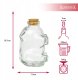 5x Butelki Szklane Świnka George 350ml na Nalewki Alkohol Prezent Pojemnik 12