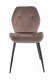 Krzesło tapicerowane RICK VELVET cappuccino 5