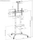 Stand / wózek do TV Maclean, półka na kamerę, na kółkach, 37-70", max. obciążenie 45kg/5kg półka, max. VESA 600x400, MC-113 B 8