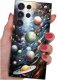 ETUI do Samsung Galaxy S24 Ultra | WZORY | SILIKONOWE MATT CASE + SZKŁO 9H 2