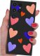 ETUI do Samsung Galaxy S25 Ultra WZORY | SILIKONOWE MATT CASE + SZKŁO 9H 2
