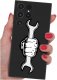 ETUI do Samsung Galaxy S25 Ultra WZORY | SILIKONOWE MATT CASE + SZKŁO 9H 2