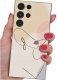 ETUI do Samsung Galaxy S25 Ultra WZORY | SILIKONOWE MATT CASE + SZKŁO 9H 2
