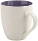 Kubek porcelanowy 470 ml Biały - fioletowy 3