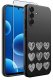 ETUI do Samsung A56 5G | WZORY | SILIKONOWE MATT CASE + SZKŁO 9H 2