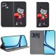 krainaGSM Etui do Realme Note 60 MAGNET WZORY CASE PORTFEL + SZKŁO 9H 2