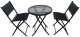 OUTDOOR FURNITUR SET TABLE WITH 2 CHAIRS 2