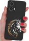 krainaGSM Etui do Motorola Moto G35 5G WZORY |SILIKONOWE MATT CASE + SZKŁO 9H 1