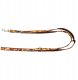 Smycz dla psa, wz�r jesie�, regulowana, ta�ma, 16MM/220CM br�zowa 2