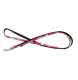 Smycz dla psa, wz�r mozaika, regulowana, 16MM/220CM r�owa 1