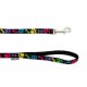 Smycz dla psa, kolorowe �apki, ta�ma polipropylenowa, 16mm/120cm 2