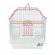Klatka dla ptak�w, bia�o-czerwona, wym. 40.6 x 36 x 45.5cm 2