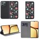 krainaGSM Etui do Realme C61 | C63 MAGNET WZORY CASE PORTFEL + SZKŁO 9H 3