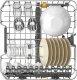 Whirlpool WH6IC16B4M6T0 | Built-in | Width 60 cm | Number of place settings 16 | Number of programs 10 | Energy efficiency class C | Display | Black 5