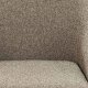 Krzesło tapicerowane SABOR brązowe HOMLA 5