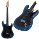 SAGA Dazzles Gitara elektryczna Dark Night Blue 1