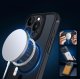 krainaGSM Etui do iPhone 15 Pro do MagSafe MATT CASE WZMACNIANE 360 Szkło 5D PREMIUM 6