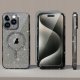 Etui do Apple iPhone 15 Pro Max BROKATOWE do MagSafe CLEAR CASE Szkło 2