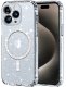 Etui do Apple iPhone 15 Pro BROKATOWE do MagSafe CLEAR CASE Szkło na ekran 1