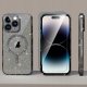 Etui do Apple iPhone 14 Pro BROKATOWE do MagSafe CLEAR CASE Szkło na ekran 2