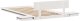 vidaXL Rama łóżka z nocnymi stolikami Biała 90x200cm Lite drewno 5