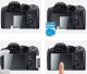 3x Zestaw Osłona Szkło 9H na Ekran i 3x Osłona na Zimną Stopkę do Canon EOS R6 II, R6, R7 / K&F Concept / SKU.2202 11