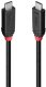 Kabel USB Lindy USB-C - USB-C 1 m Czarny (Cablu Lindy 1m Type C Male Black Line) 1