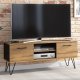 Szafka RTV Urban 120cm Loft Harpin ONE FURNITURE - Laminat Dębowy 3