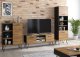 Szafka RTV Urban 120cm Loft Harpin ONE FURNITURE - Laminat Dębowy 7