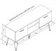 Szafka RTV Urban 120cm Loft Harpin ONE FURNITURE - Laminat Dębowy 8