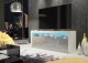 Szafka RTV Shine 160cm ONE FURNITURE - Biały Laminat & Szary 2