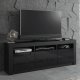 Szafka RTV Shine 160cm ONE FURNITURE - Czarny Laminat & Połysk 6