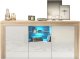 Komoda Aurora 145cm RTV ONE FURNITURE - Laminat Dębowy & Biały 2