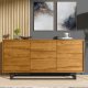 Komoda RTV Vista 140cm Loft ONE FURNITURE - Laminat Dębowy 1