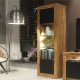 Witryna Illume 170cm ONE FURNITURE - Laminat Dębowy & Czarny 1