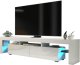 Szafka RTV Nova 200cm ONE FURNITURE - Biały Laminat & Połysk 3