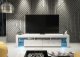 Szafka RTV Nova 200cm ONE FURNITURE - Biały Laminat & Połysk 5